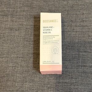 Biossance Squalane + Vitamin C Rose Oil Travel Size New in Box